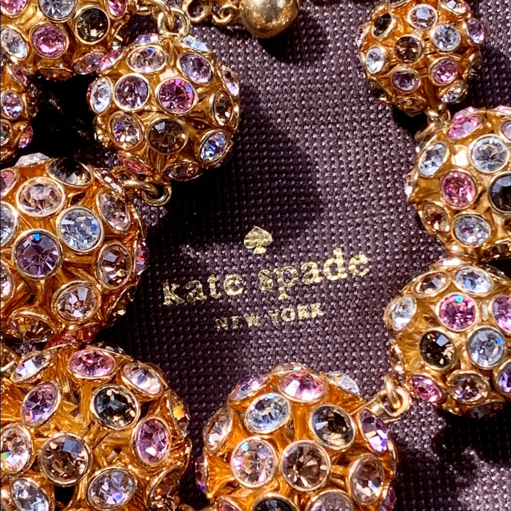 Kate Spade | Goldtone Necklace with Crystal Balls